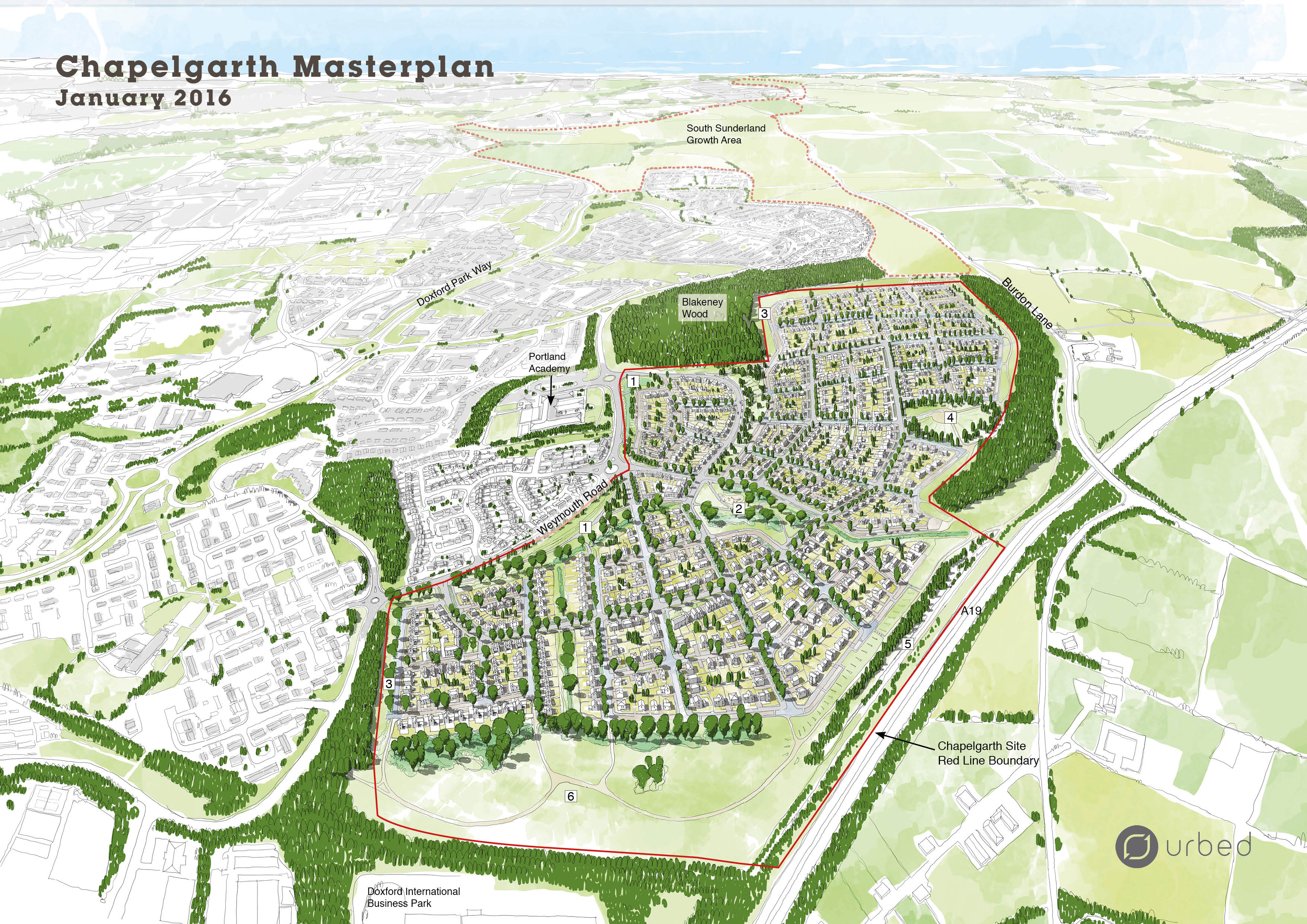 Chapelgarth Latest Masterplan Tell us what you think! URBED